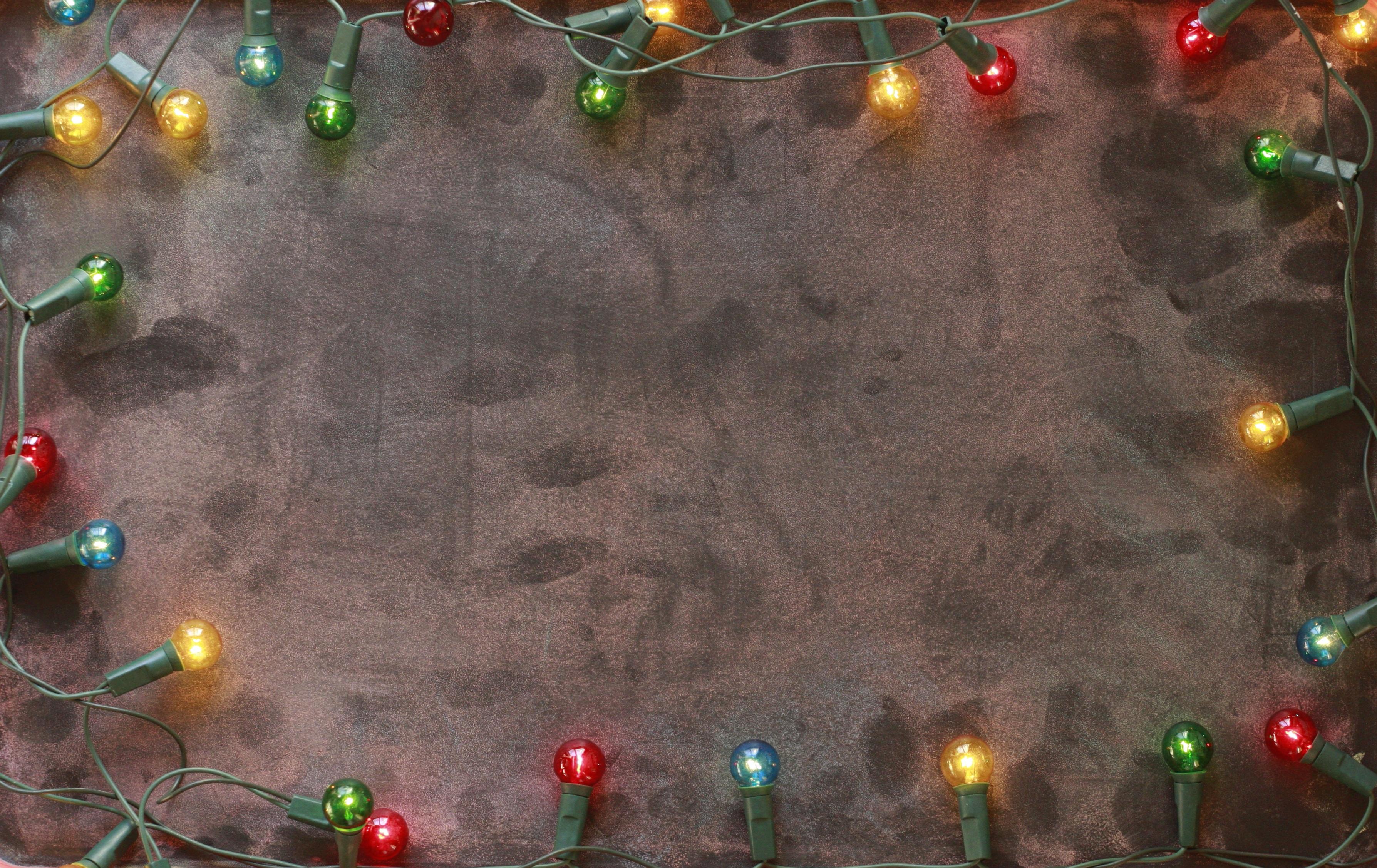 Christmas Lights 4k Wallpaper Cool