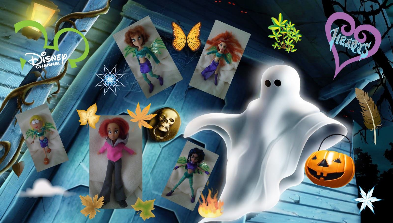 Wallpaper Background Disney Channel Hearts Halloween