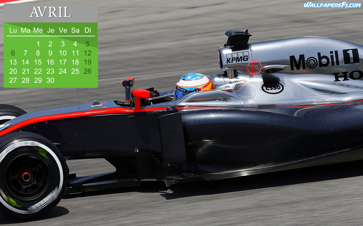 Wallpaperf1 Calendrier F1 Avril