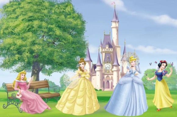 Fantasy Princess Wall Mural Disney Wallpaper