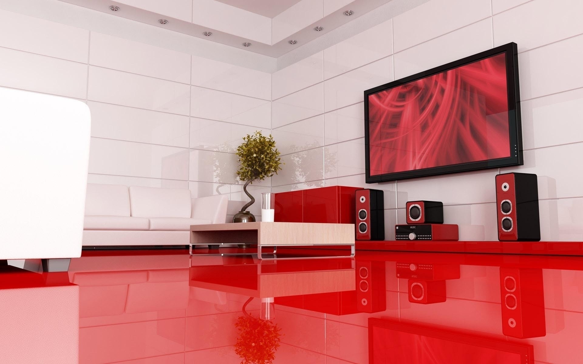 Room Style Design Interior Modernism Wallpaper