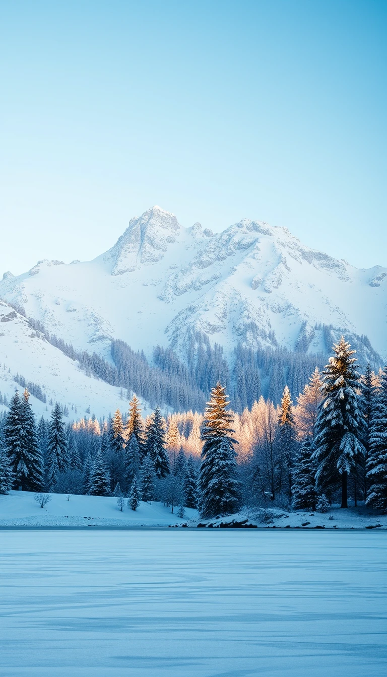 Winter Mountain Wallpaper