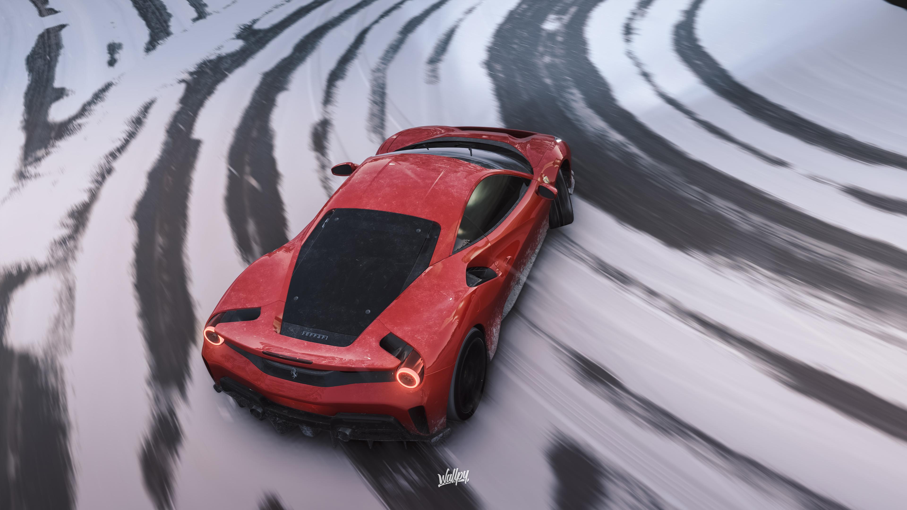 Forza Horizon Ferrari 4k Wallpaper HD Games