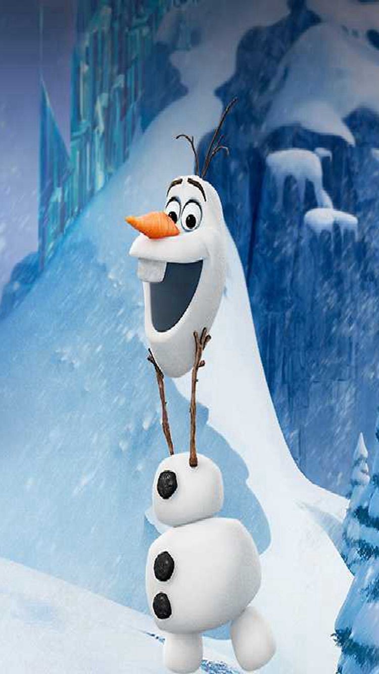 Disney Frozen iPhone Background Olaf