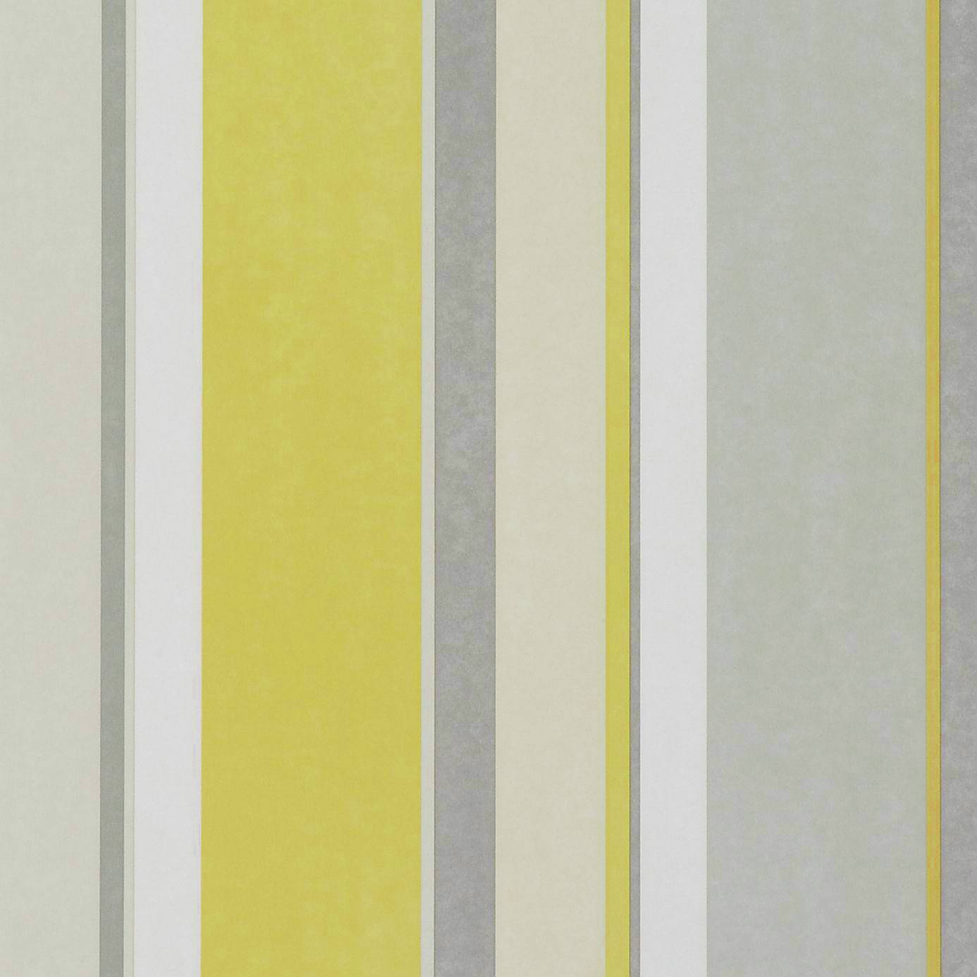 Wallpaper Bella Stripe Pale Lime Grey Silver
