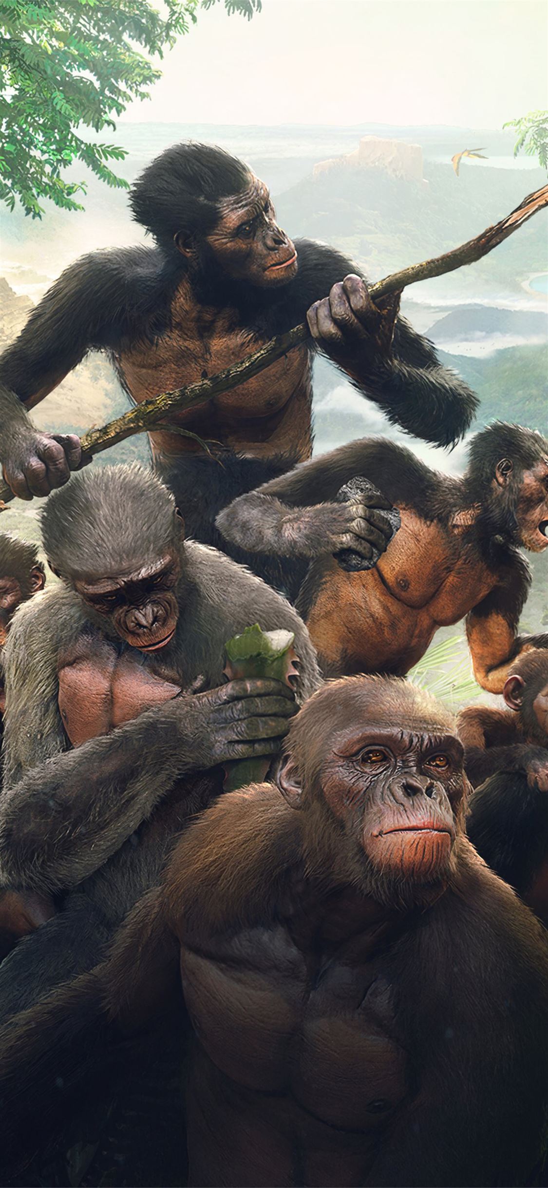 Ancestors The Humankind Odyssey 4k iPhone X Wallpaper