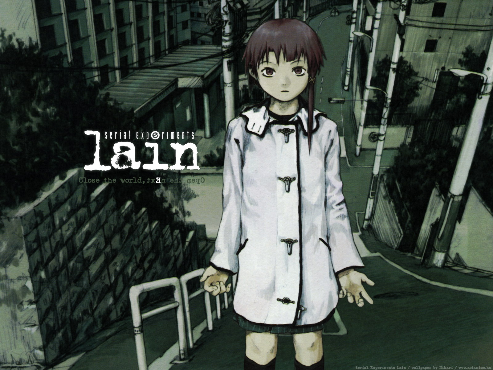 Experiments Lain HD Anime Wallpaper With Resolution Pixel