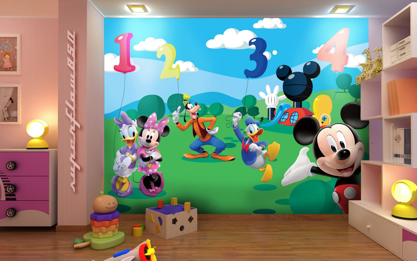 Mickey Mouse Wallpaper Border