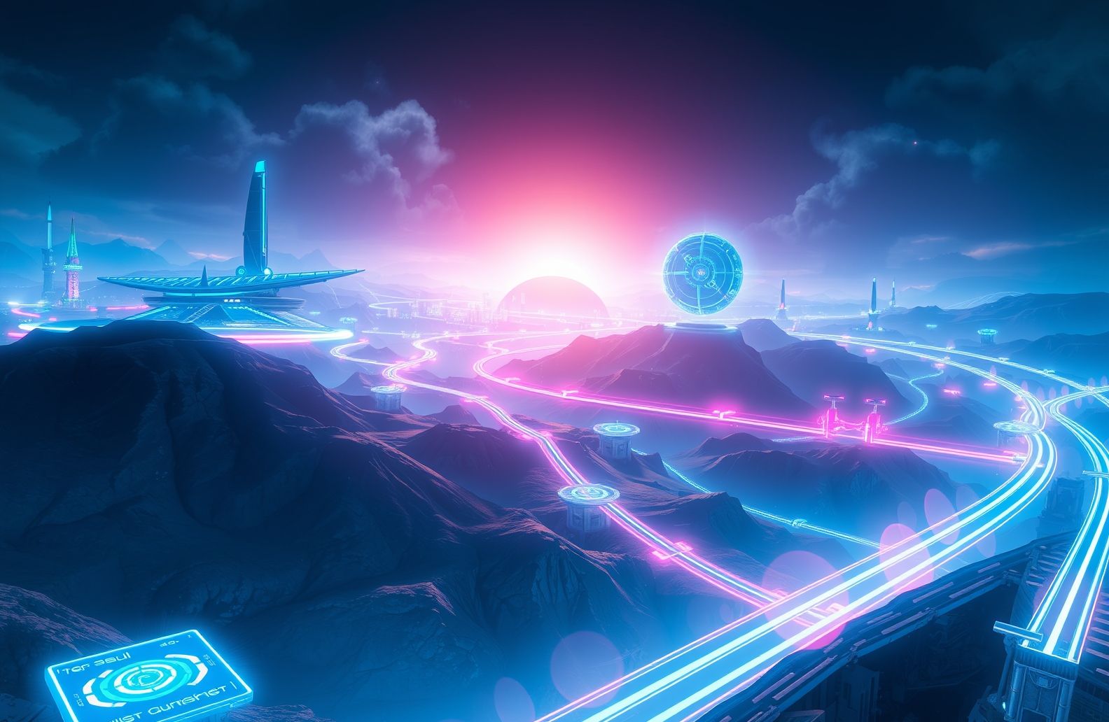 Blue Gaming Wallpaper