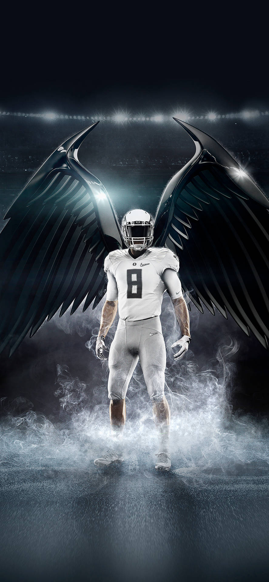 American Football iPhone Wings Wallpaper