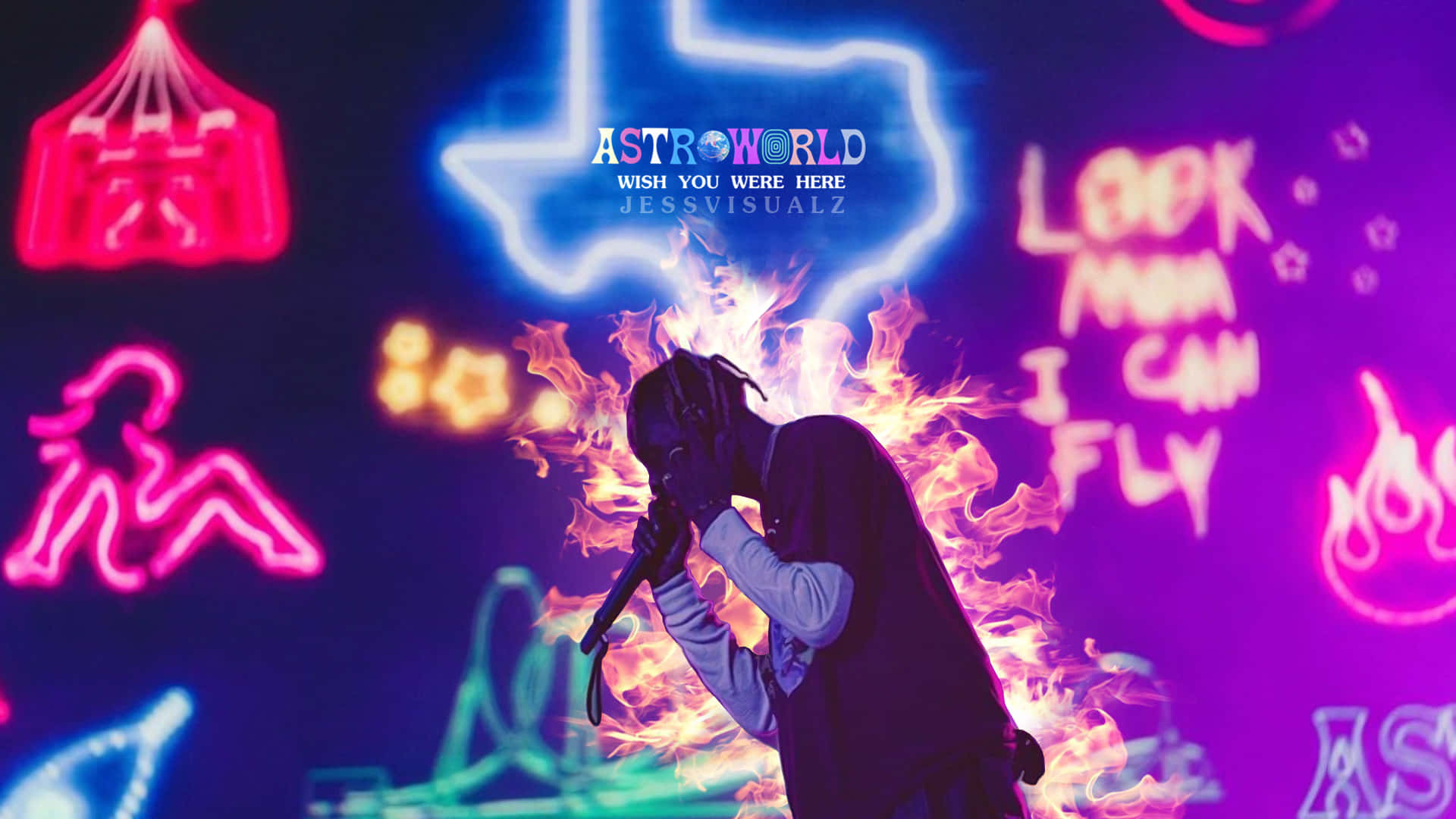 Travis Scott Concert Wallpaper