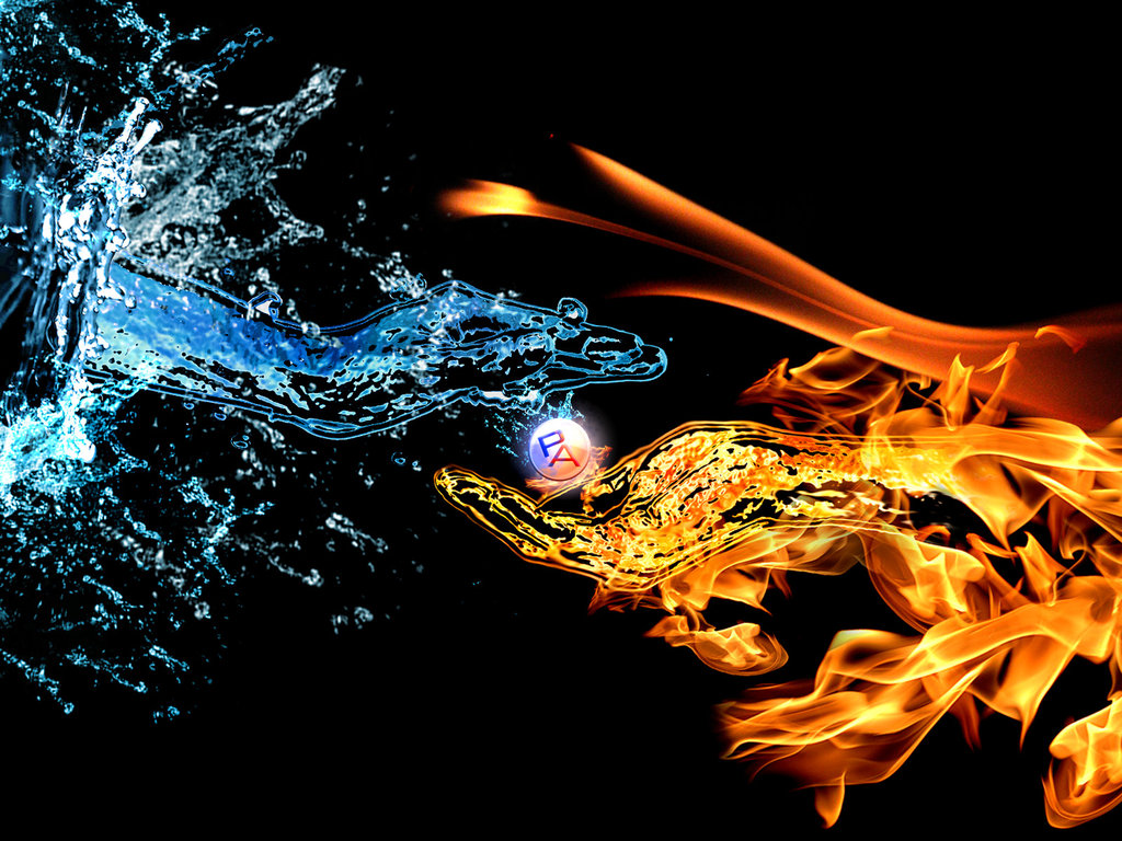 Desktop Wallpapers flame Water