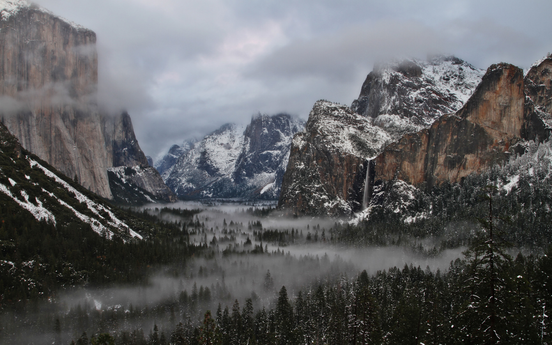 Yosemite Wallpaper Valley In Winter