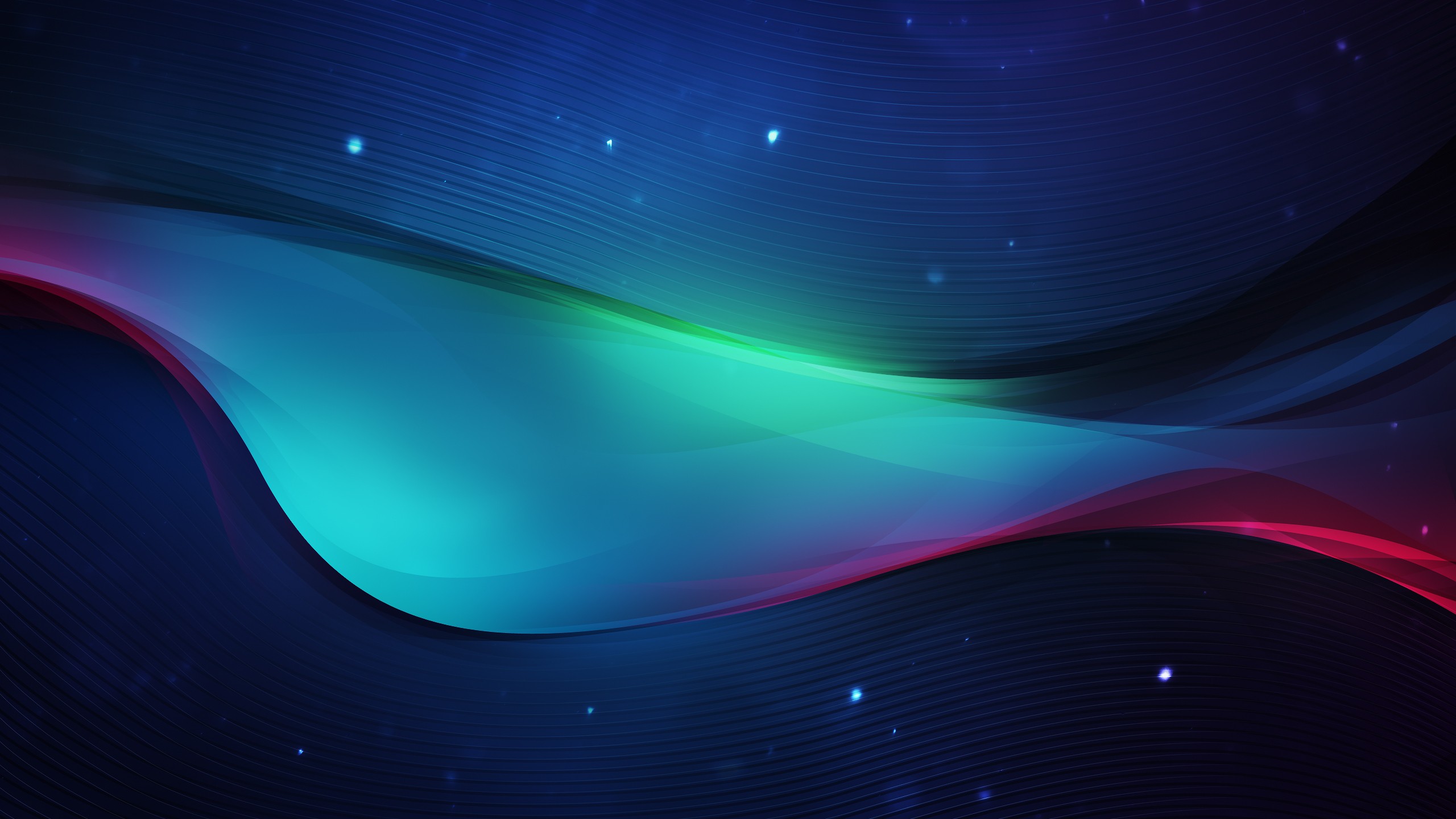Outer Space Wallpaper Waves Colors