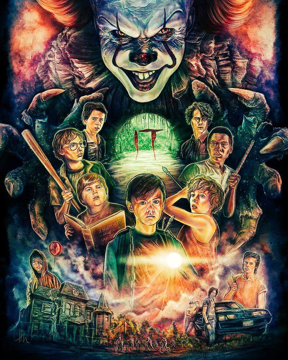 Horror Movie Icons Art Wallpaper
