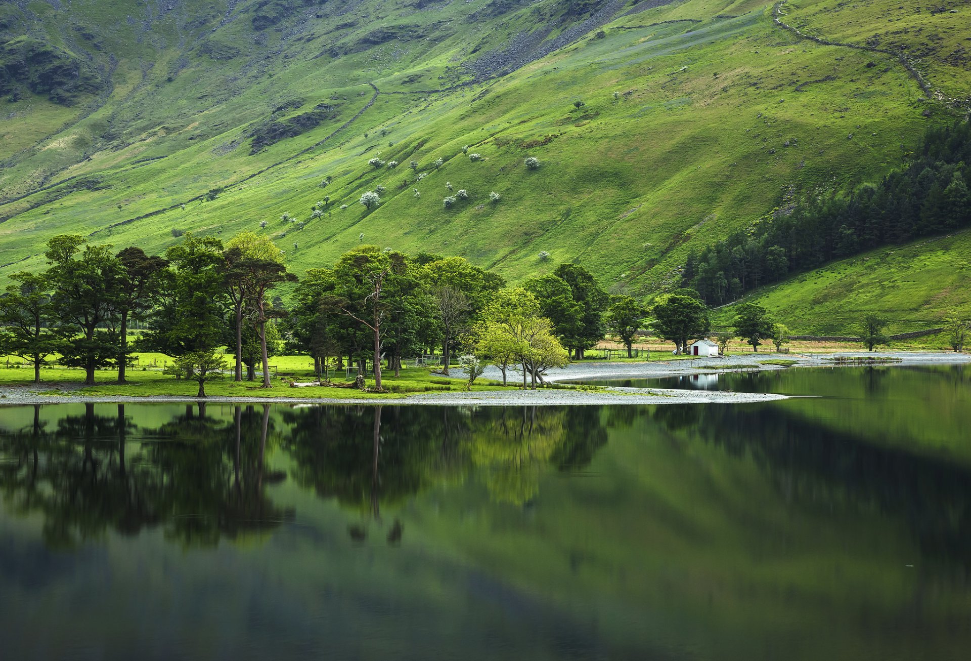 Lake District National Park Buttermere Valley HD Wallpaper