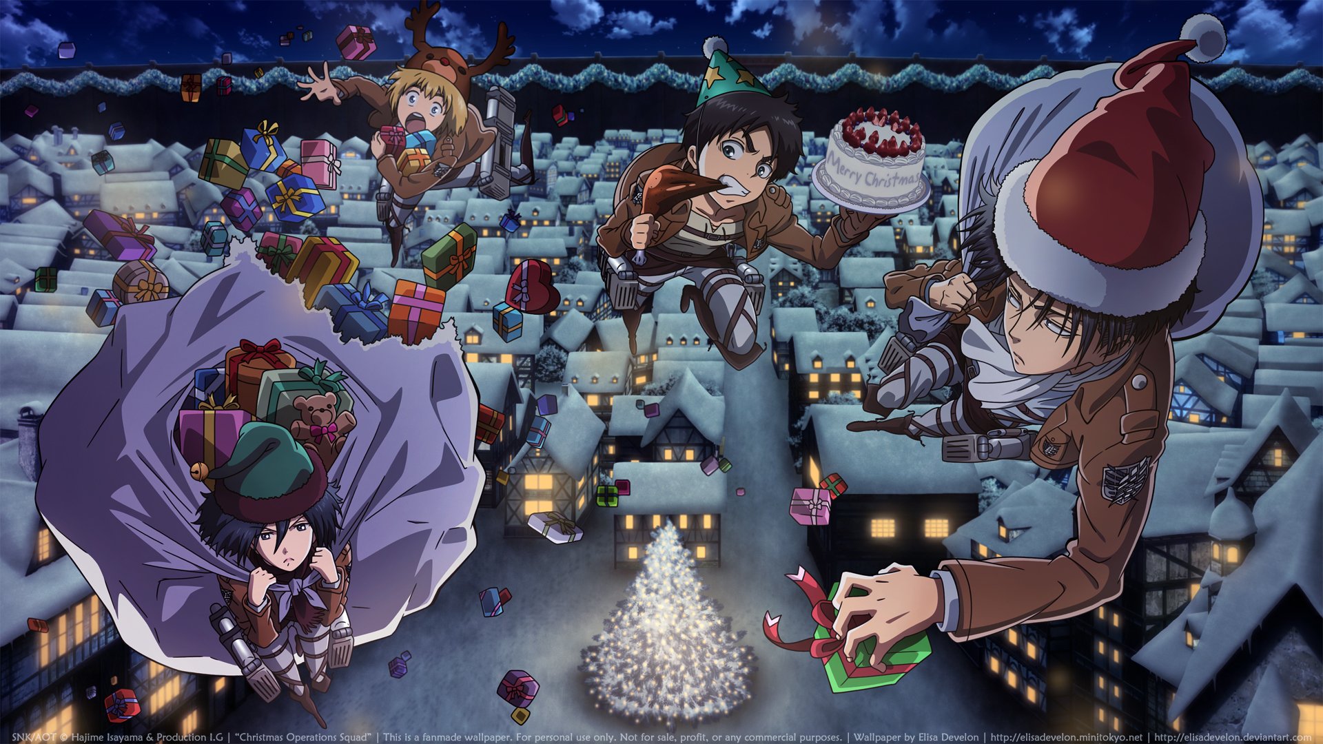 Anime Attack On Titan HD Wallpaper By Elisa Develon