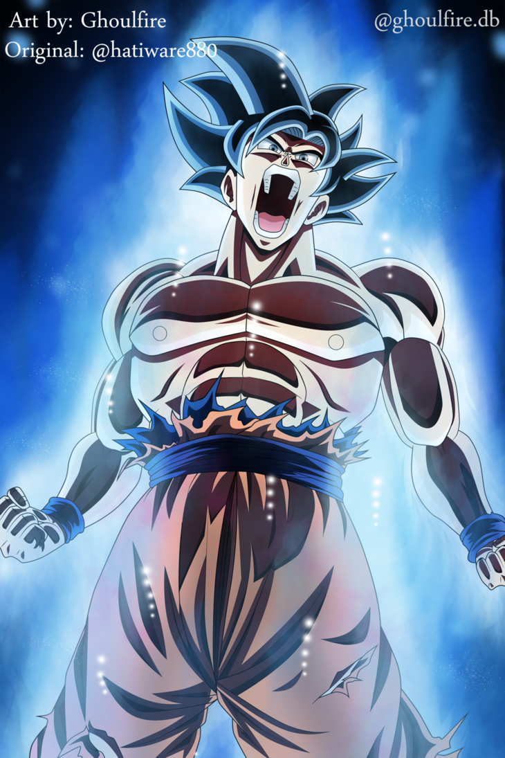 Ultra Instinct Goku by GhoulFire 730x1095
