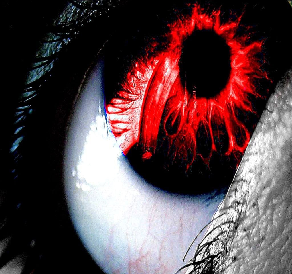 Red Horror Eye Desktop Background Photo Wallpapers