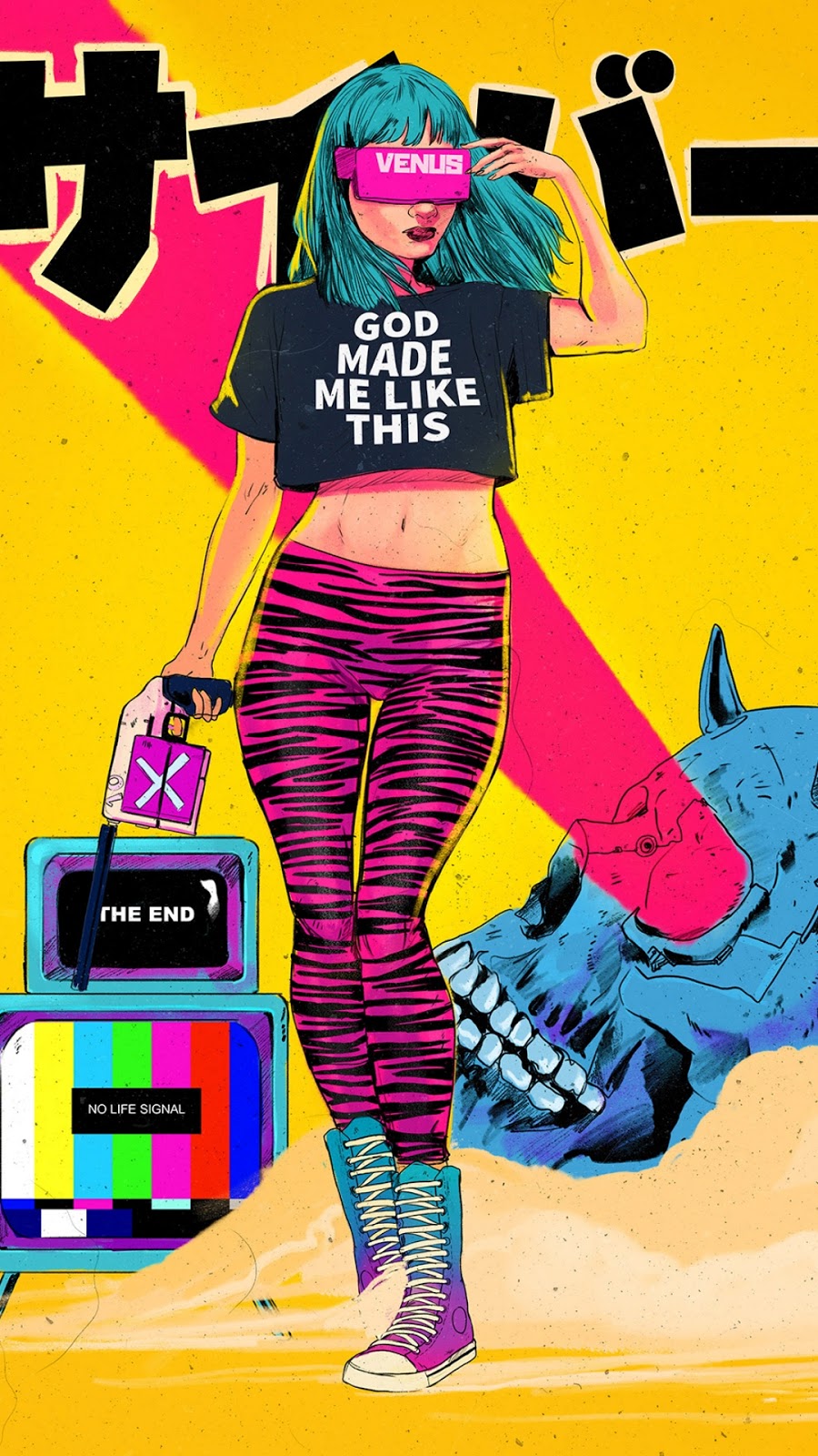 Aesthetic Vibe Wallpaper God Made Me Like This Background