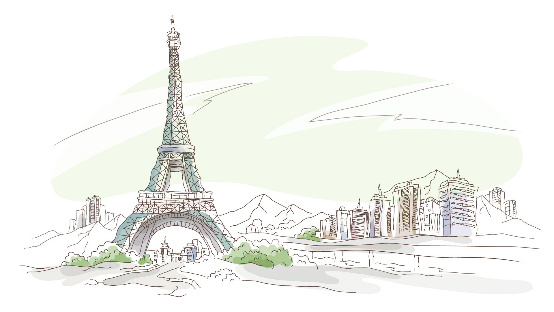 Eiffel Tower Desktop Pc And Mac Wallpaper
