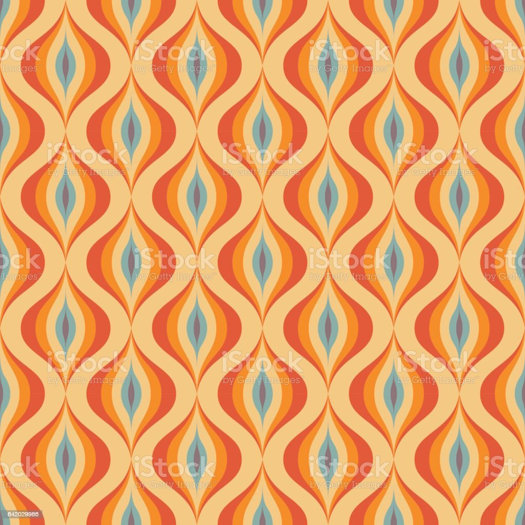 Abstract Background Seamless Vector Pattern Vintage Retro