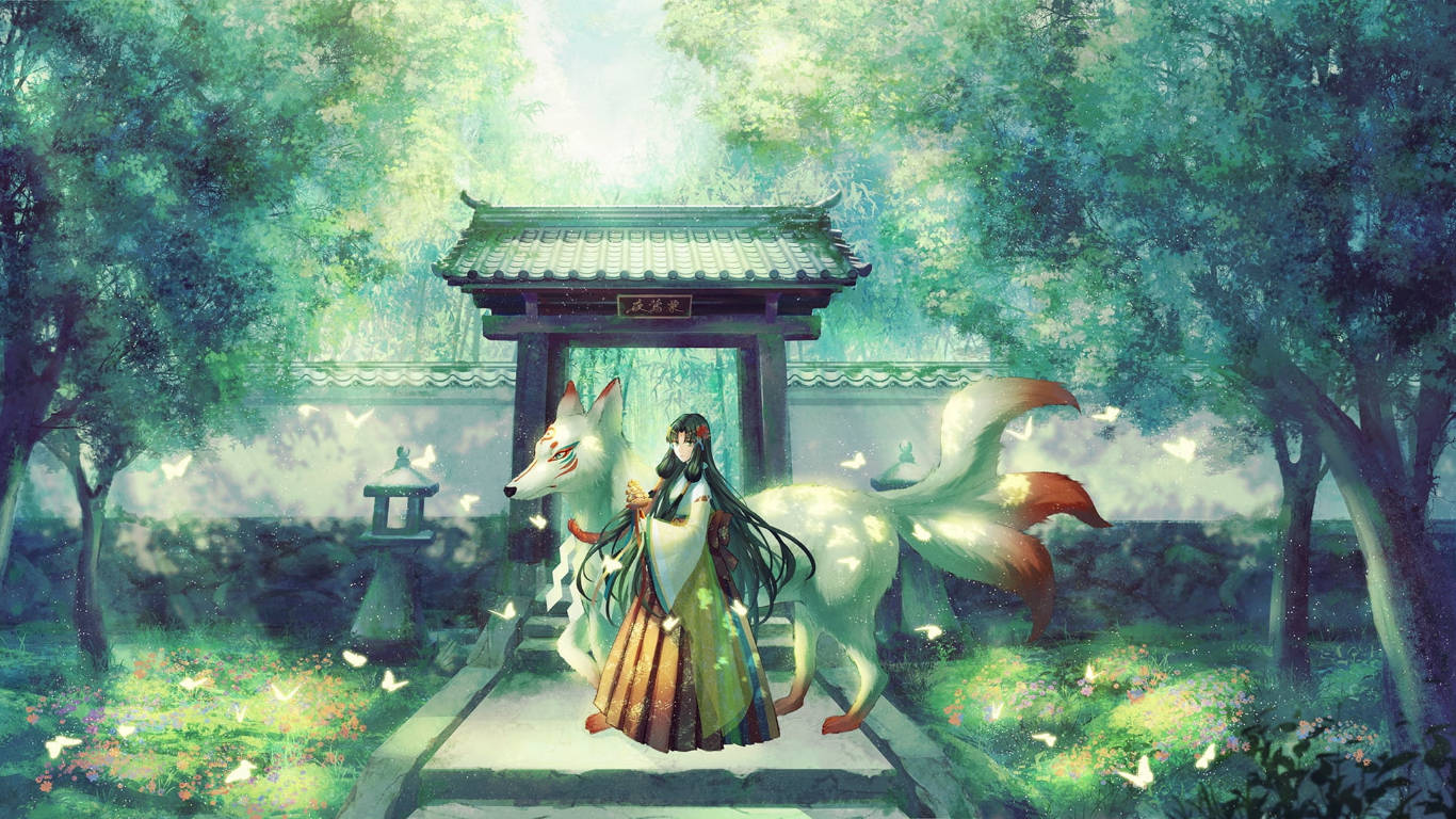 Nine Tailed Fox Wallpaper