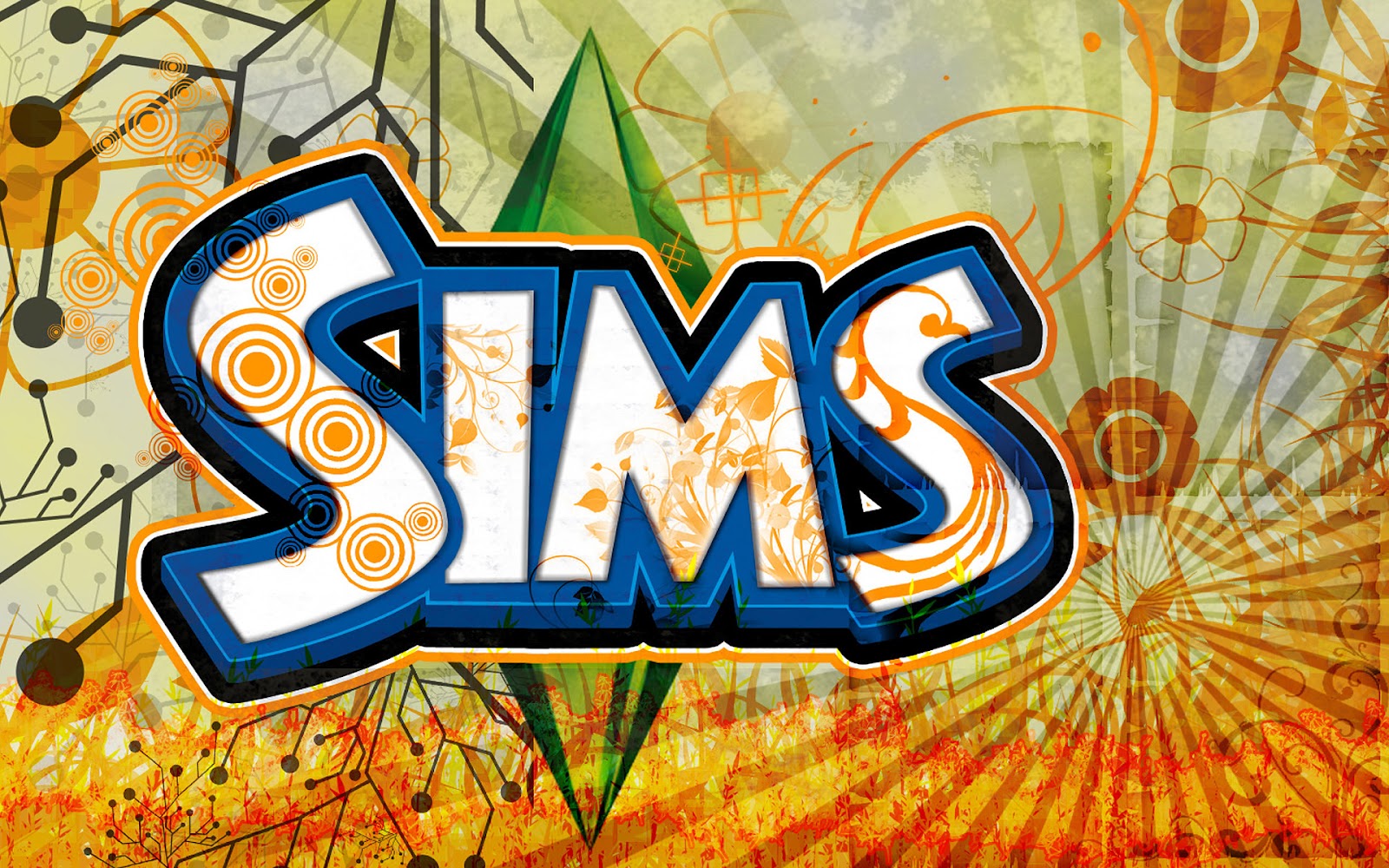 The Sims Background Game Desktop Wallpaper Jpg