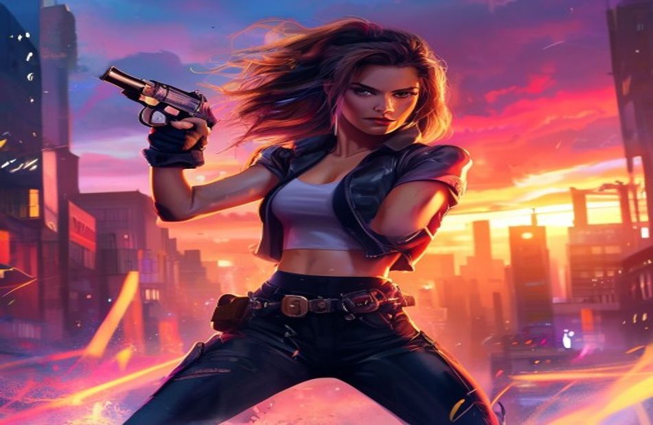 Girls With Guns Wallpaper