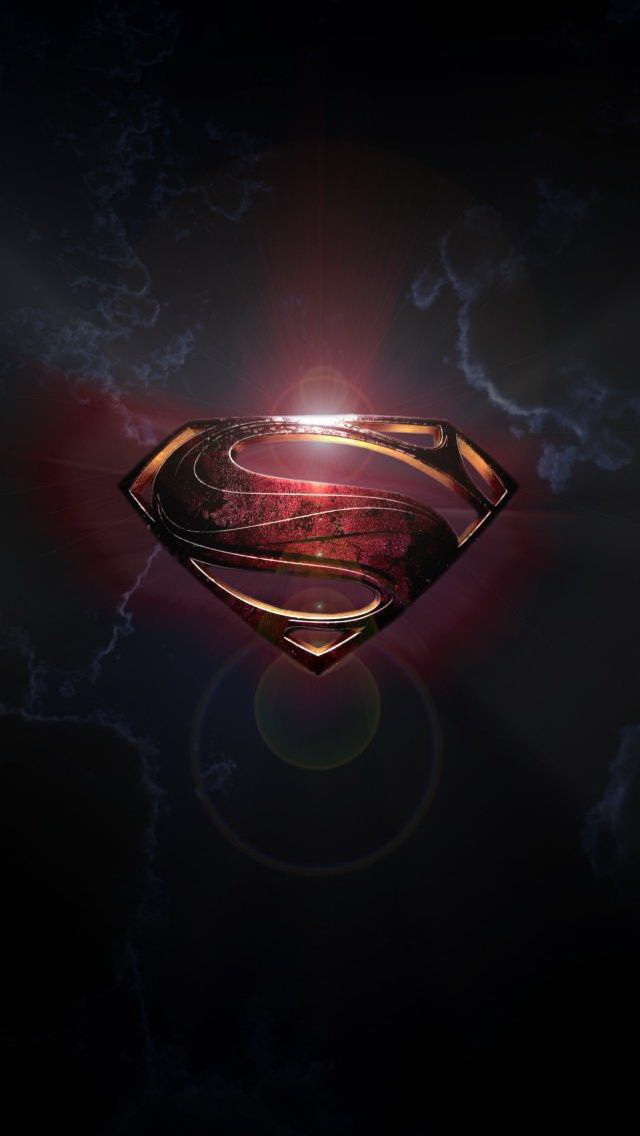Superman Logo Fresh Wallpaper   iPhone Wallpapers 640x1136