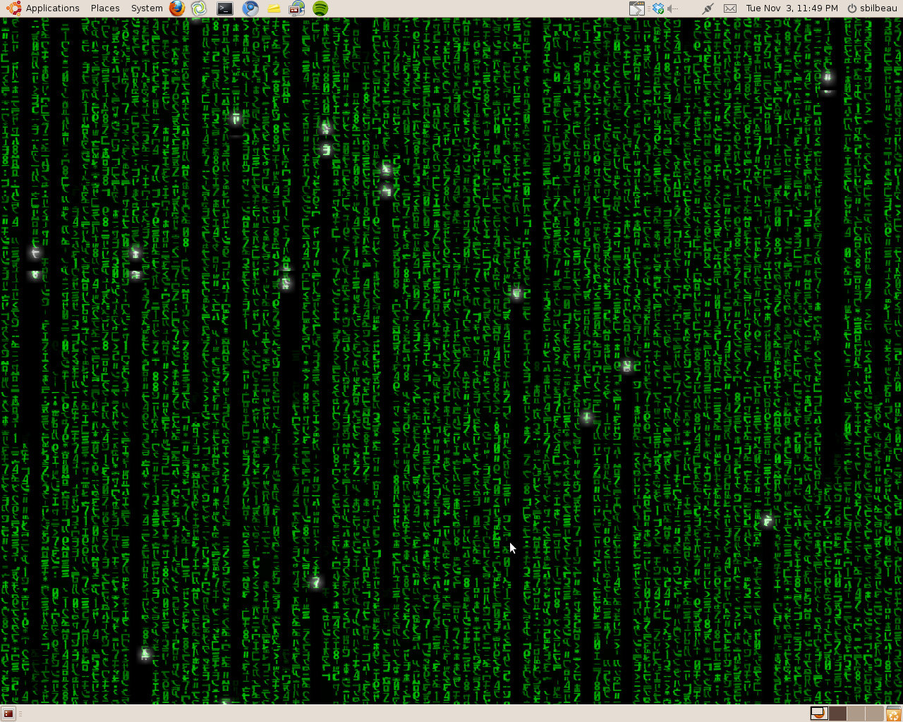 Matrix Desktop Screensaver