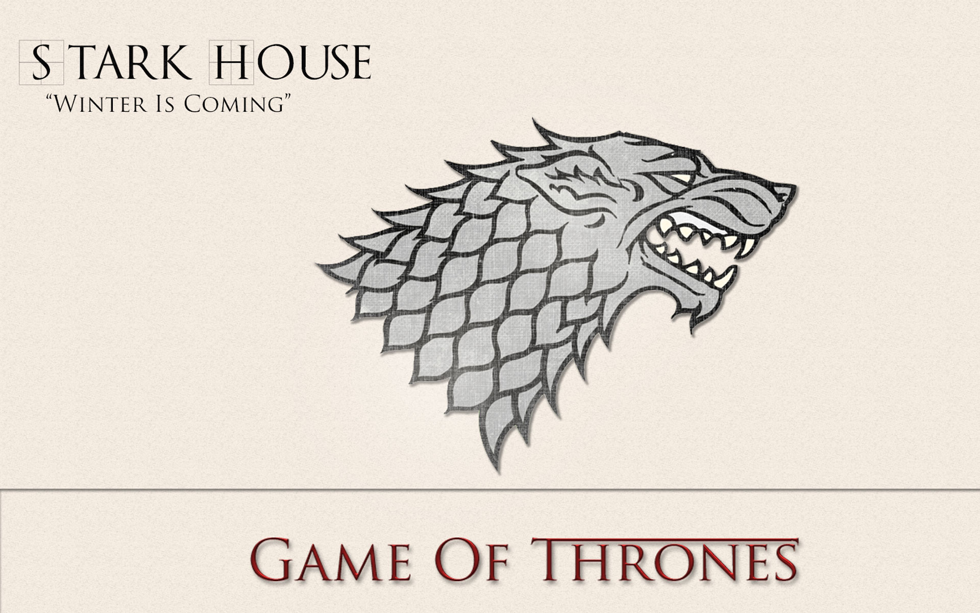 Wallpaper Game Of Thrones Stark House