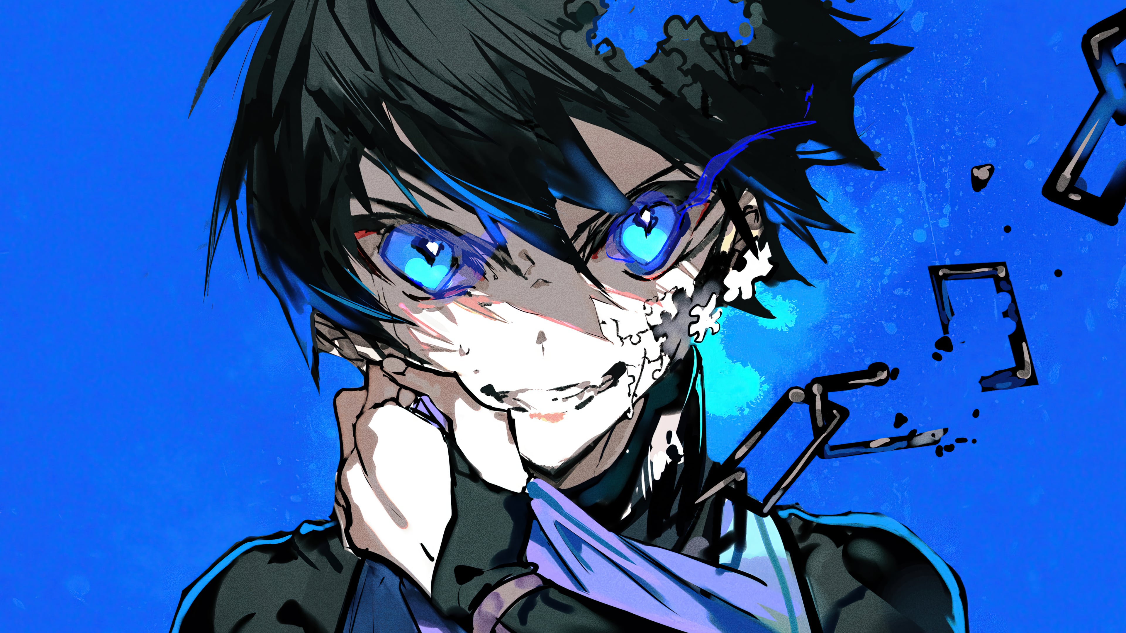 Yoichi Isagi Blue Lock Anime 4k Wallpaper