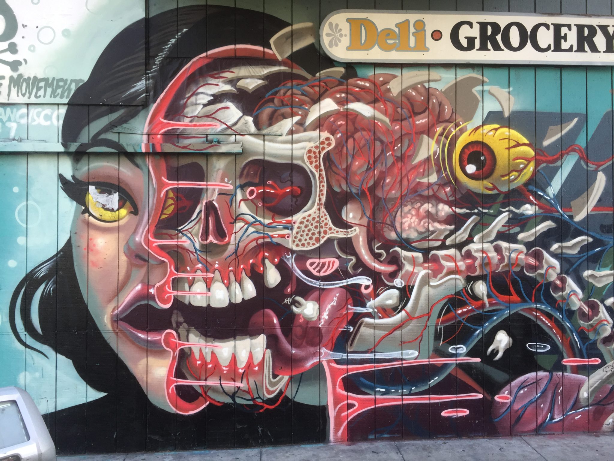 Murals Of Terror The Spookiest Street Art In San Francisco Sf