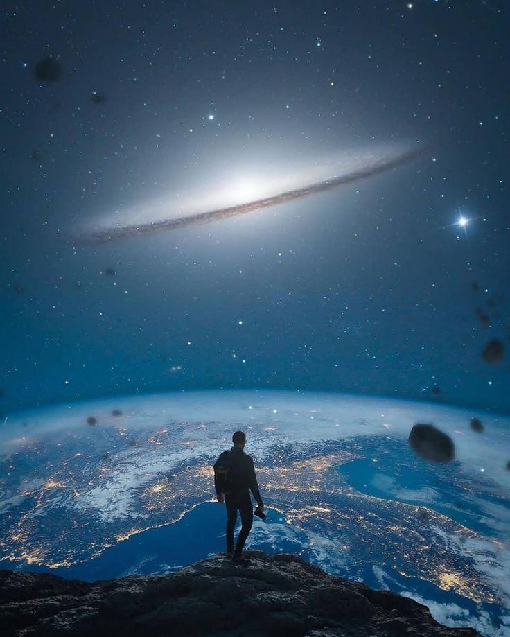 Art Inspir De L Espace Et Astronomie Galaxy Pictures Cool