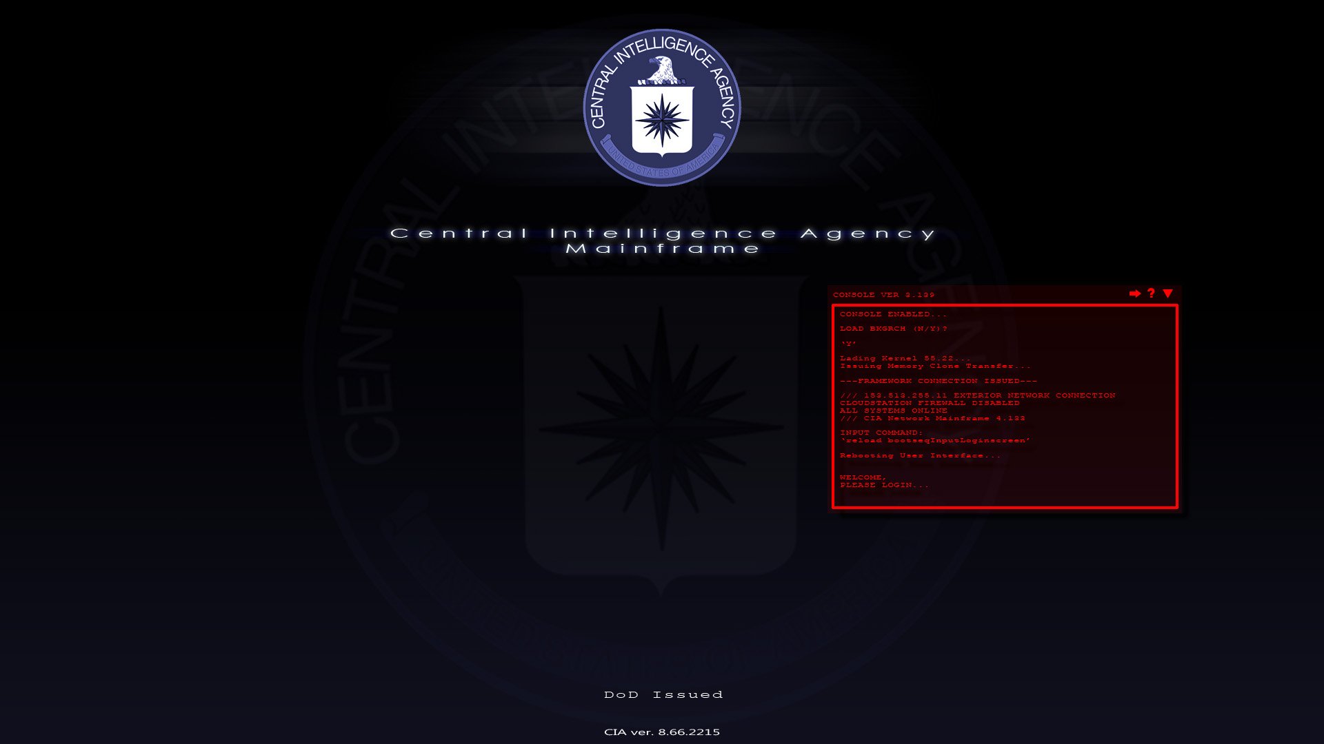Cia Central Intelligence Agency Crime Usa America Spy Logo Hacking