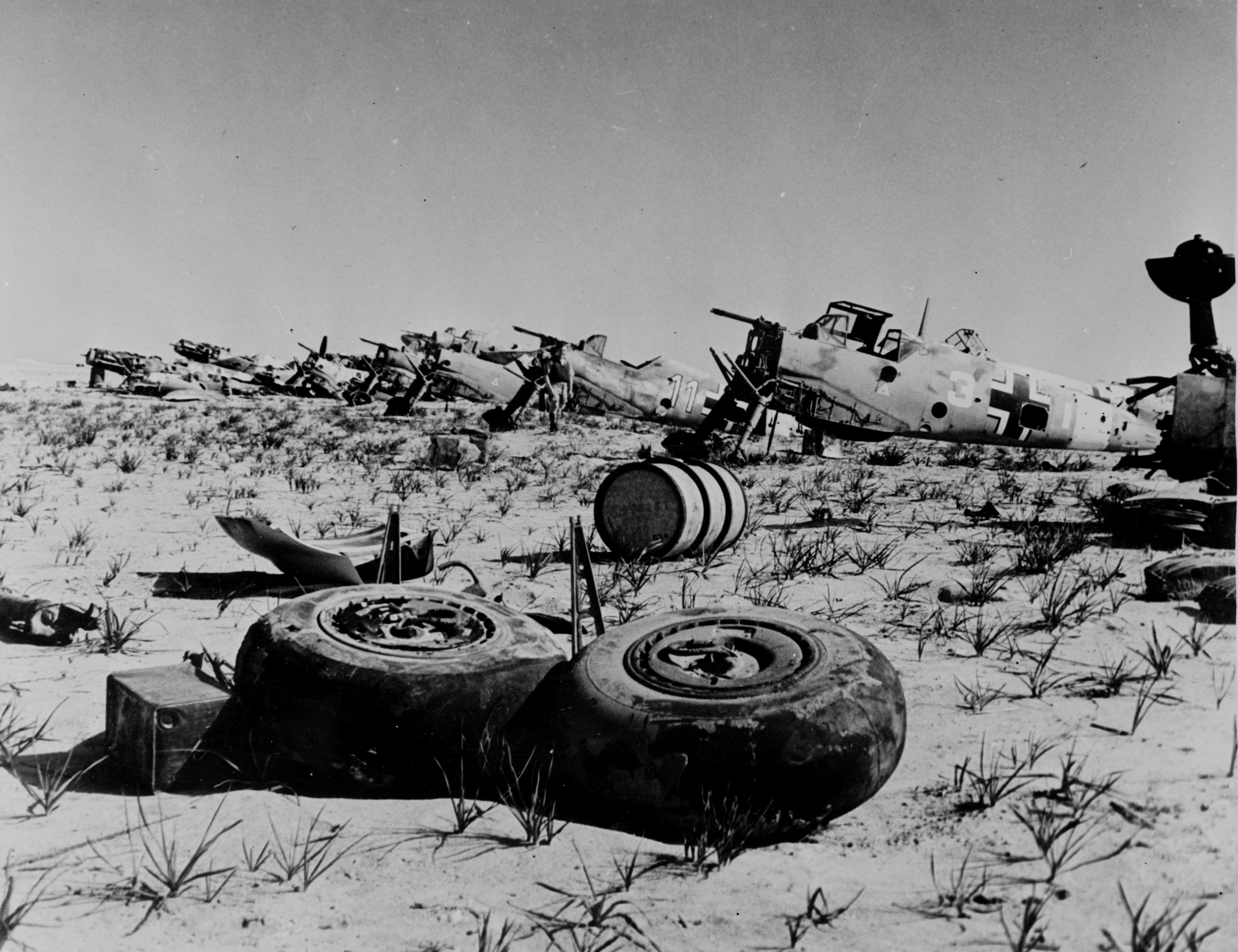 File Bf109 Wrecks North Africa Jpg