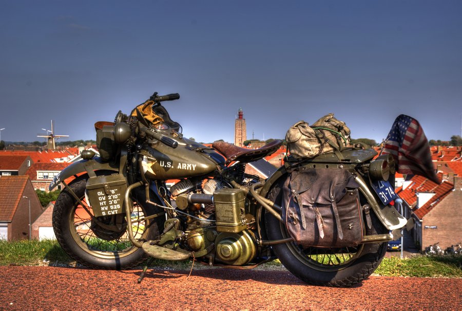 Us Army Harley Davidson By Tlo Photography