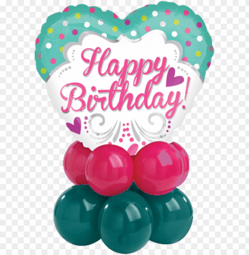 Olkadots Hearty Bday Heart Shaped Balloon Princess BirtHDay