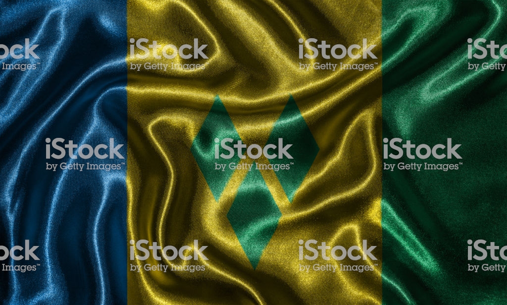 Wallpaper By Saint Vincent And Grenadines Flag Waving