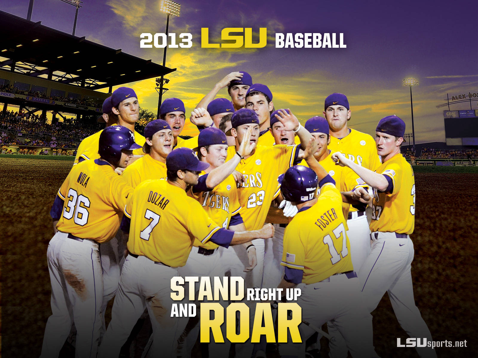 Free download LSU baseball iphone wallpapers [1024x576] for your