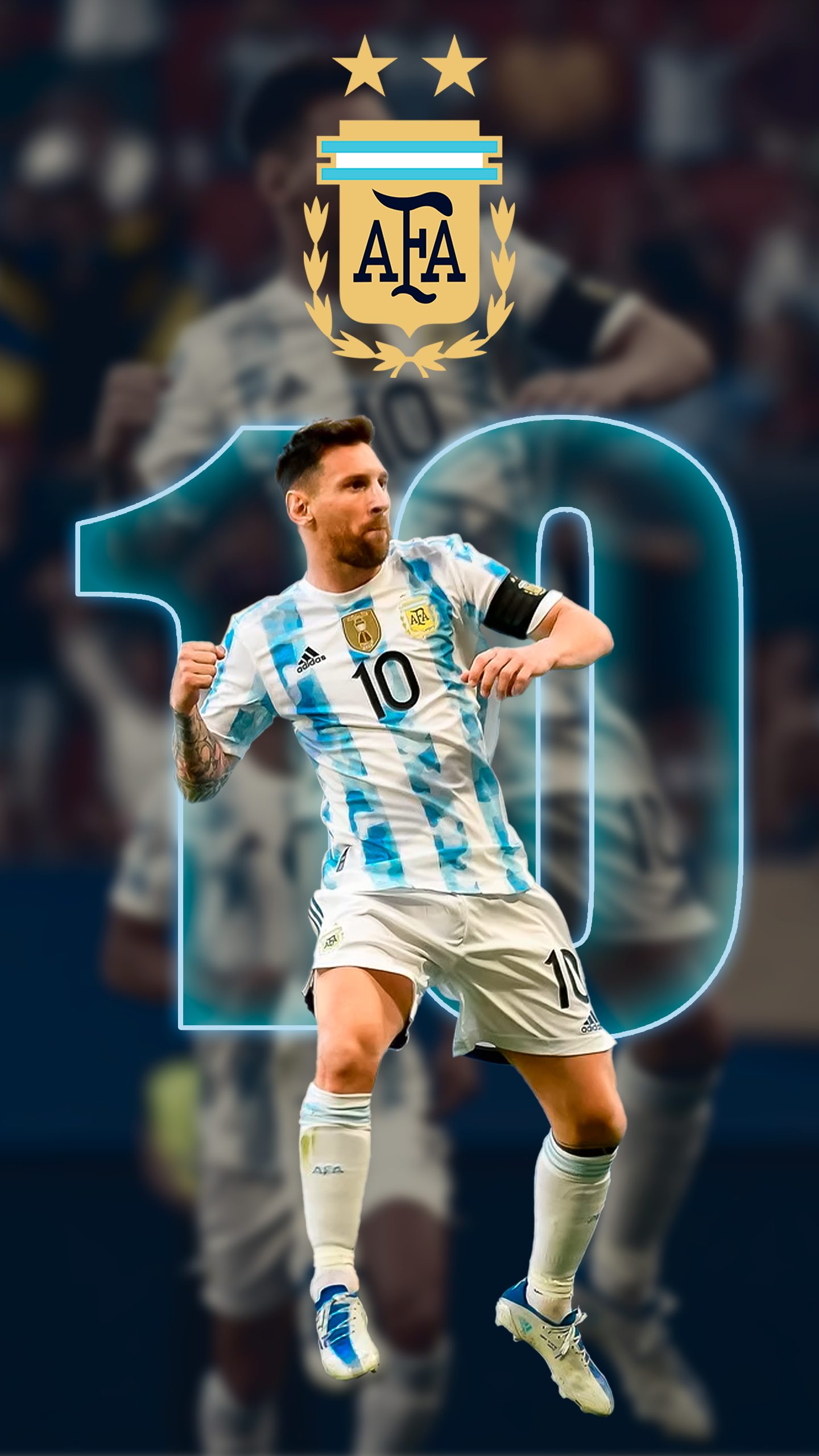 lionel messi el 10 by reyart   Mobile Abyss