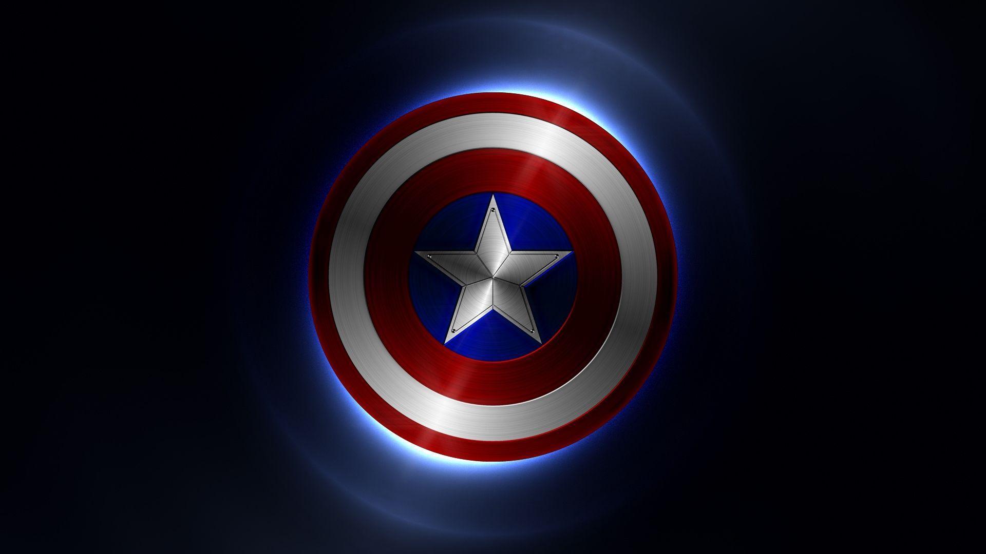 Captain America Logo Wallpapers Top Free Captain America Logo