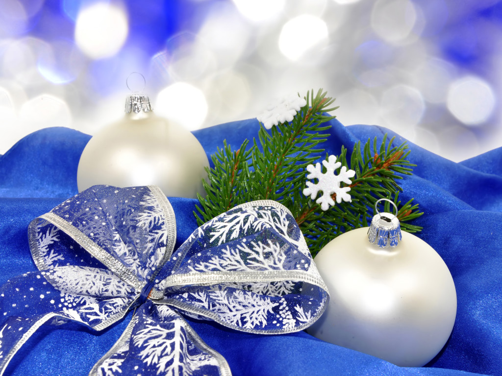 Christmas Ze Blue HD Wallpaper Merry