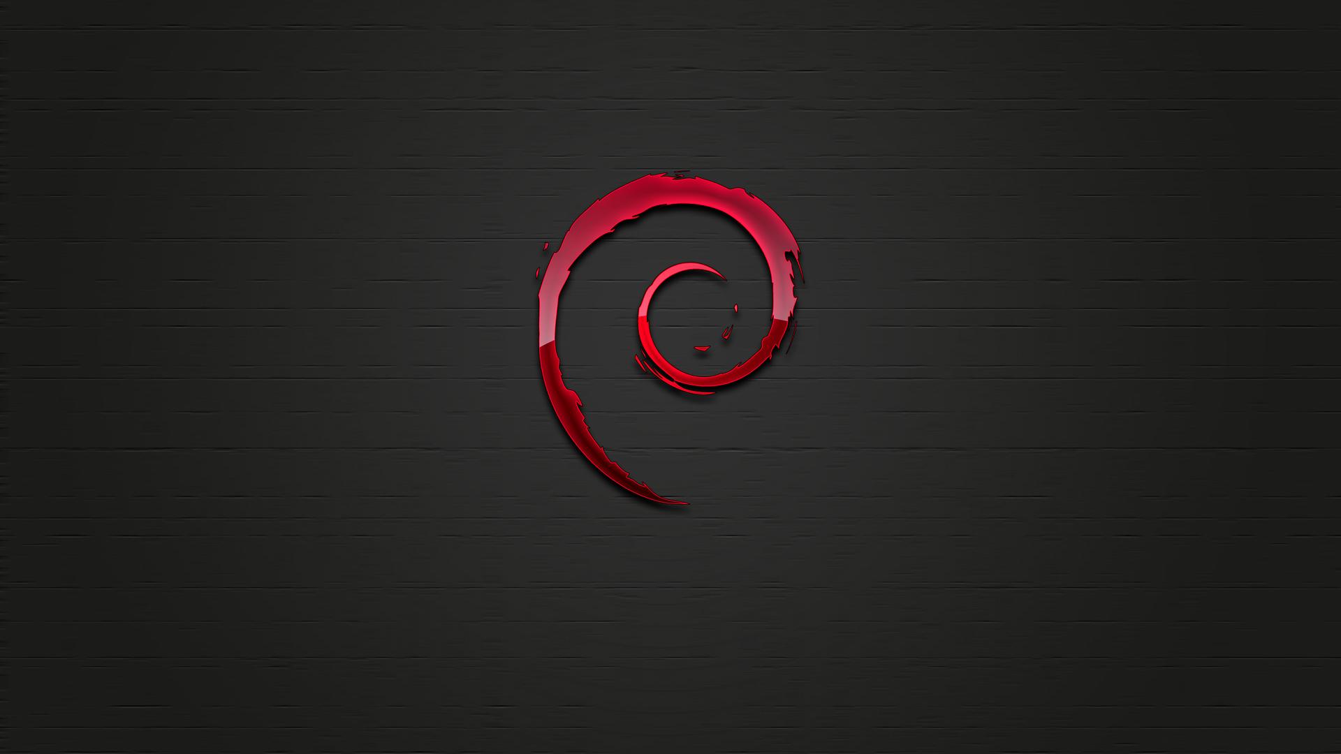 Debian Wallpaper Black