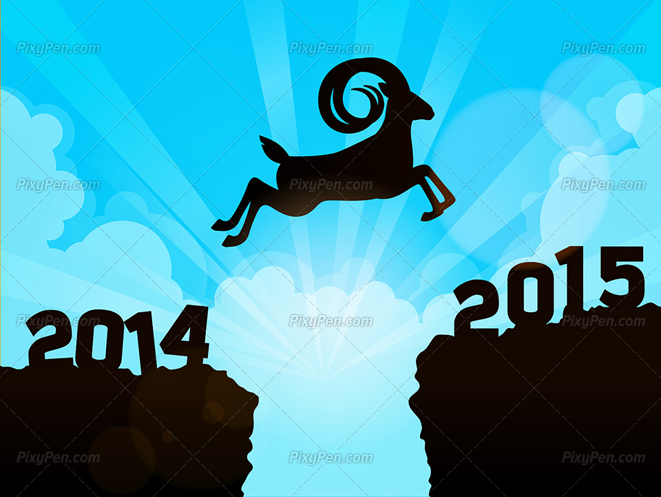 Creative Animals New Year Wallpaper For