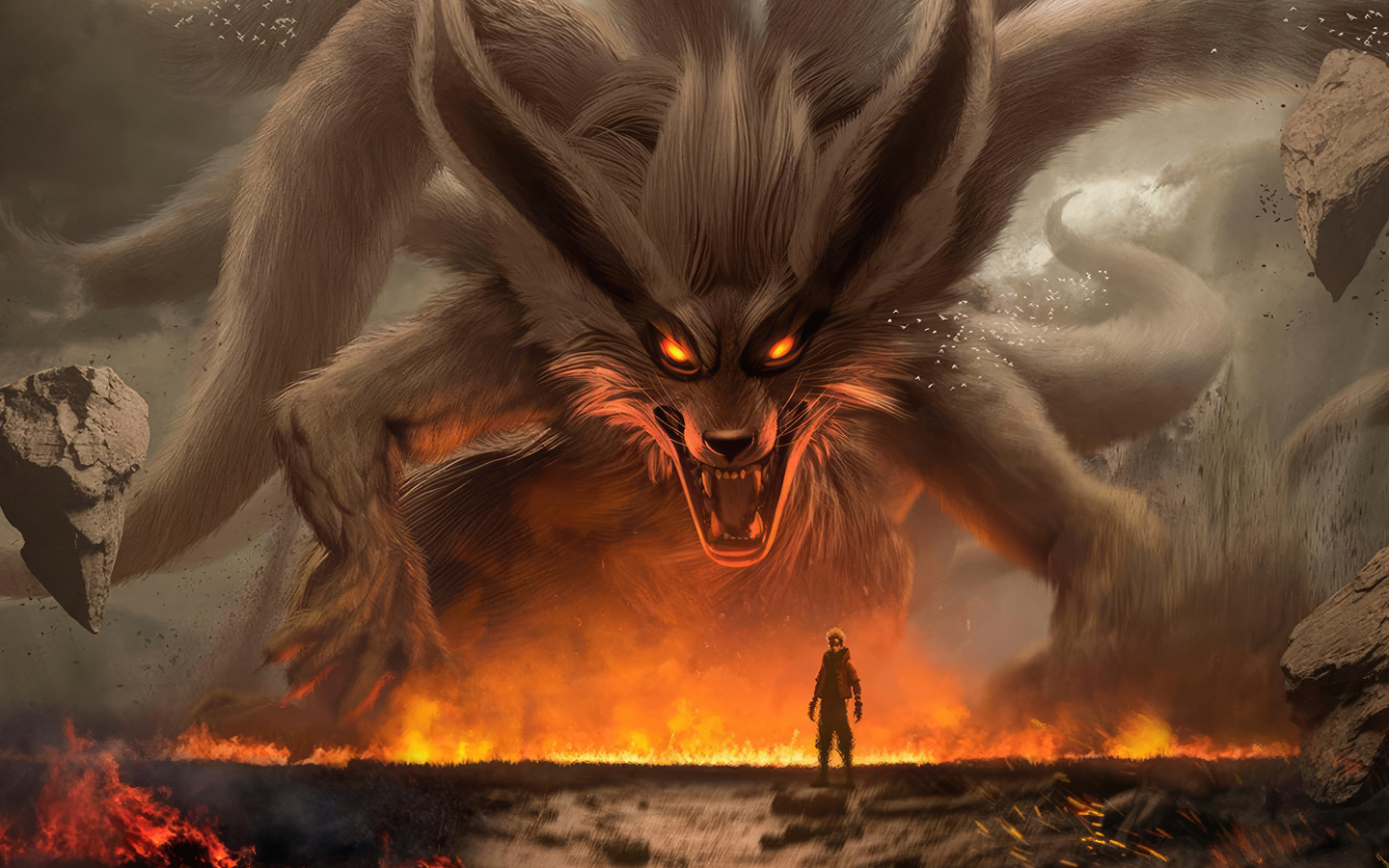 Kurama And Naruto Wallpaper Resolution HD 4k Image