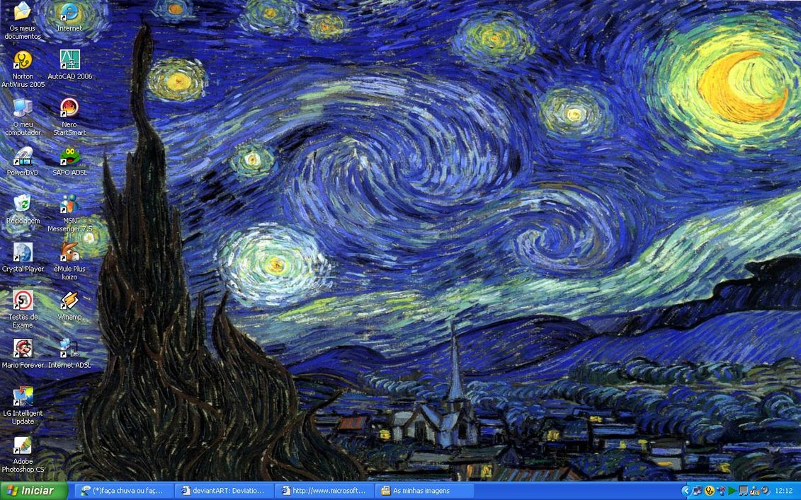 Wallpaper Van Gogh By Skullcrusherly