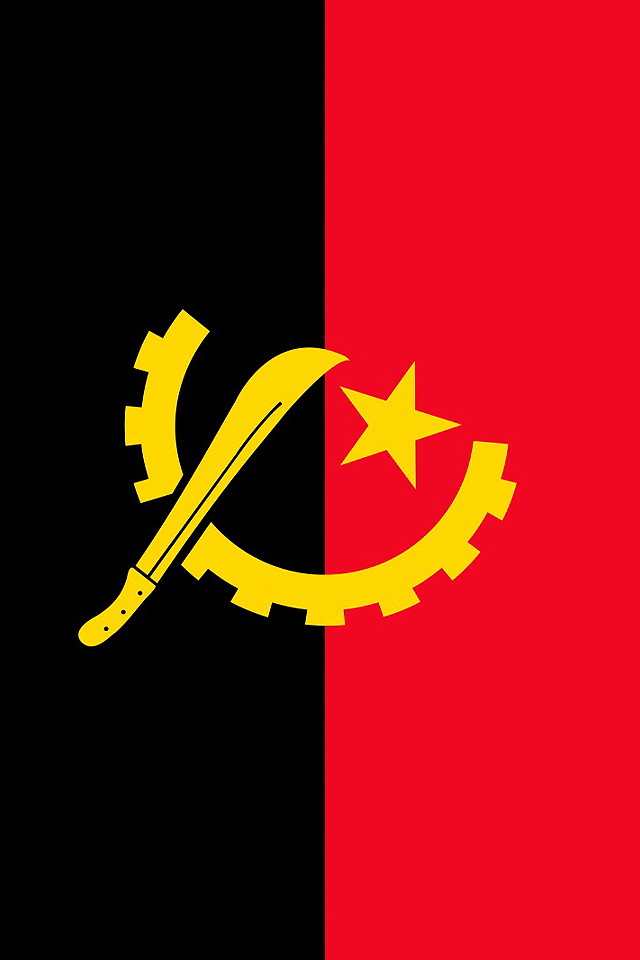 Angola Flag iPhone Wallpaper HD