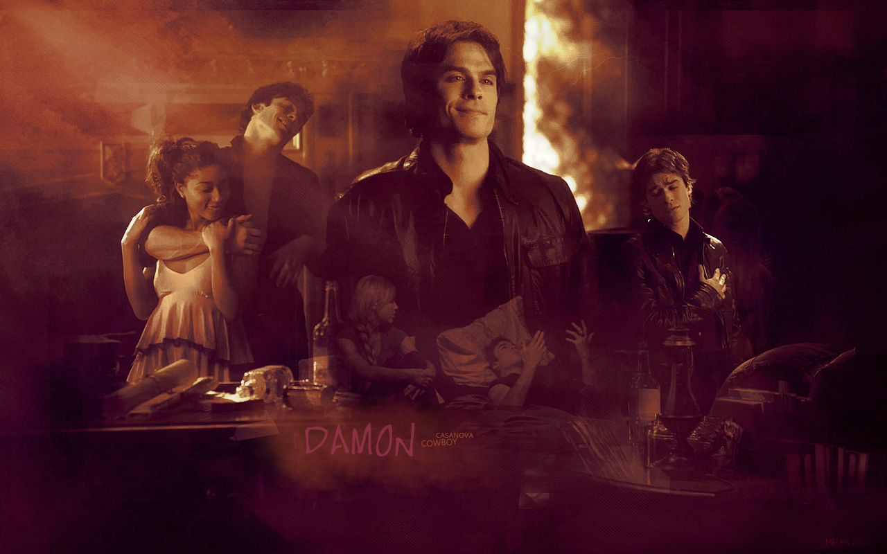 The Vampire Diaries TV Show images Damon wallpaper photos 1280x800
